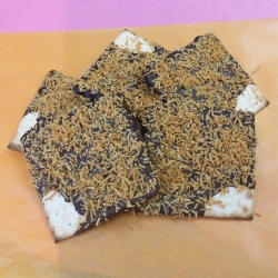 Gourmet Chocolate Passover Matzoh Toasted Coconut Dark