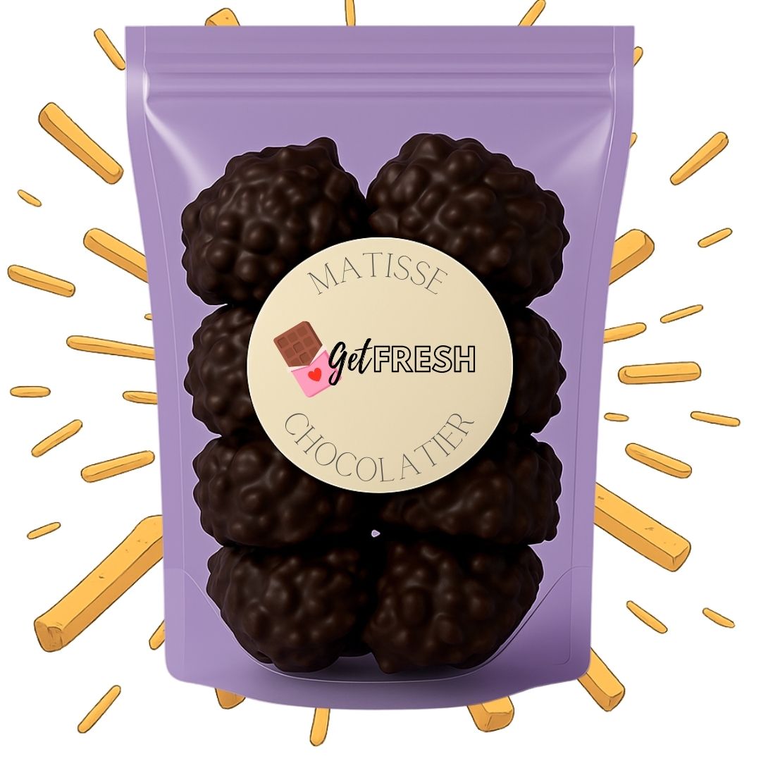 Dark Chocolate Potato Stick Cluster