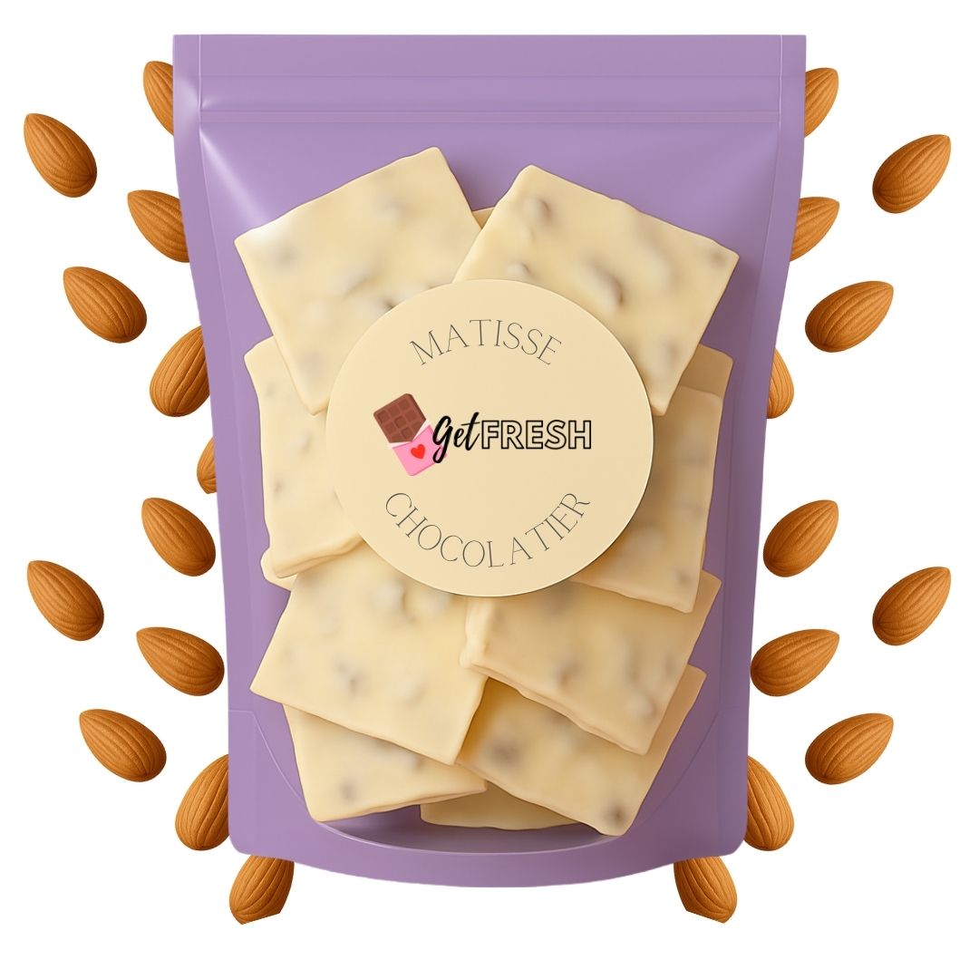White Chocolate Almond Bark