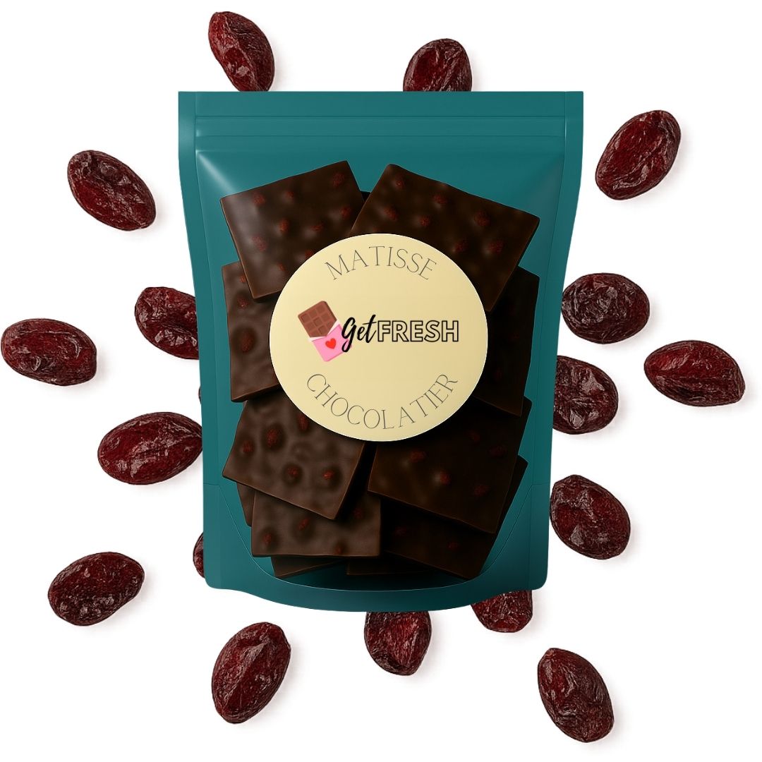 Pareve Dark Chocolate Raisin Bark