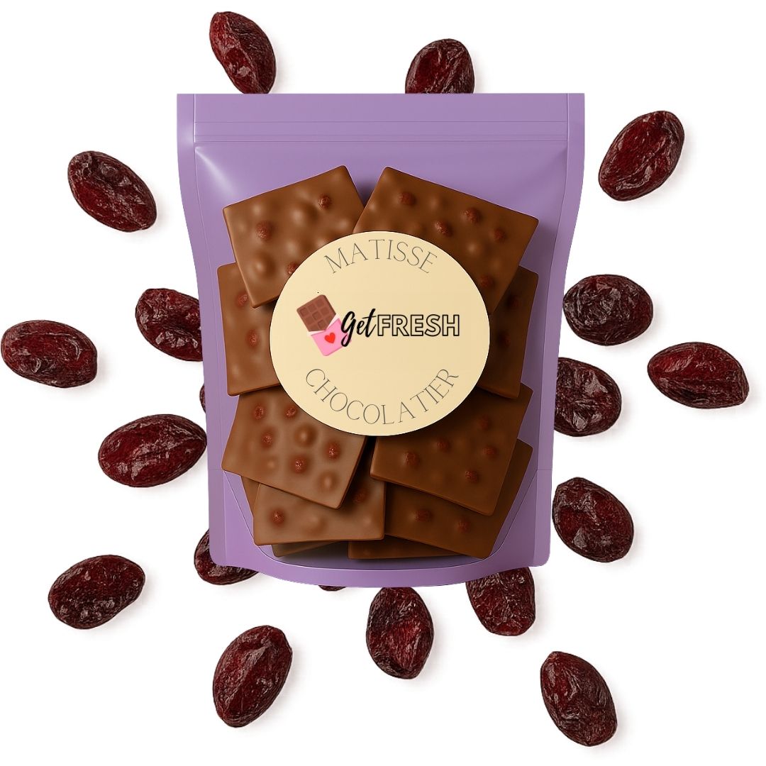 Pareve Milk Chocolate Cranberry Bark